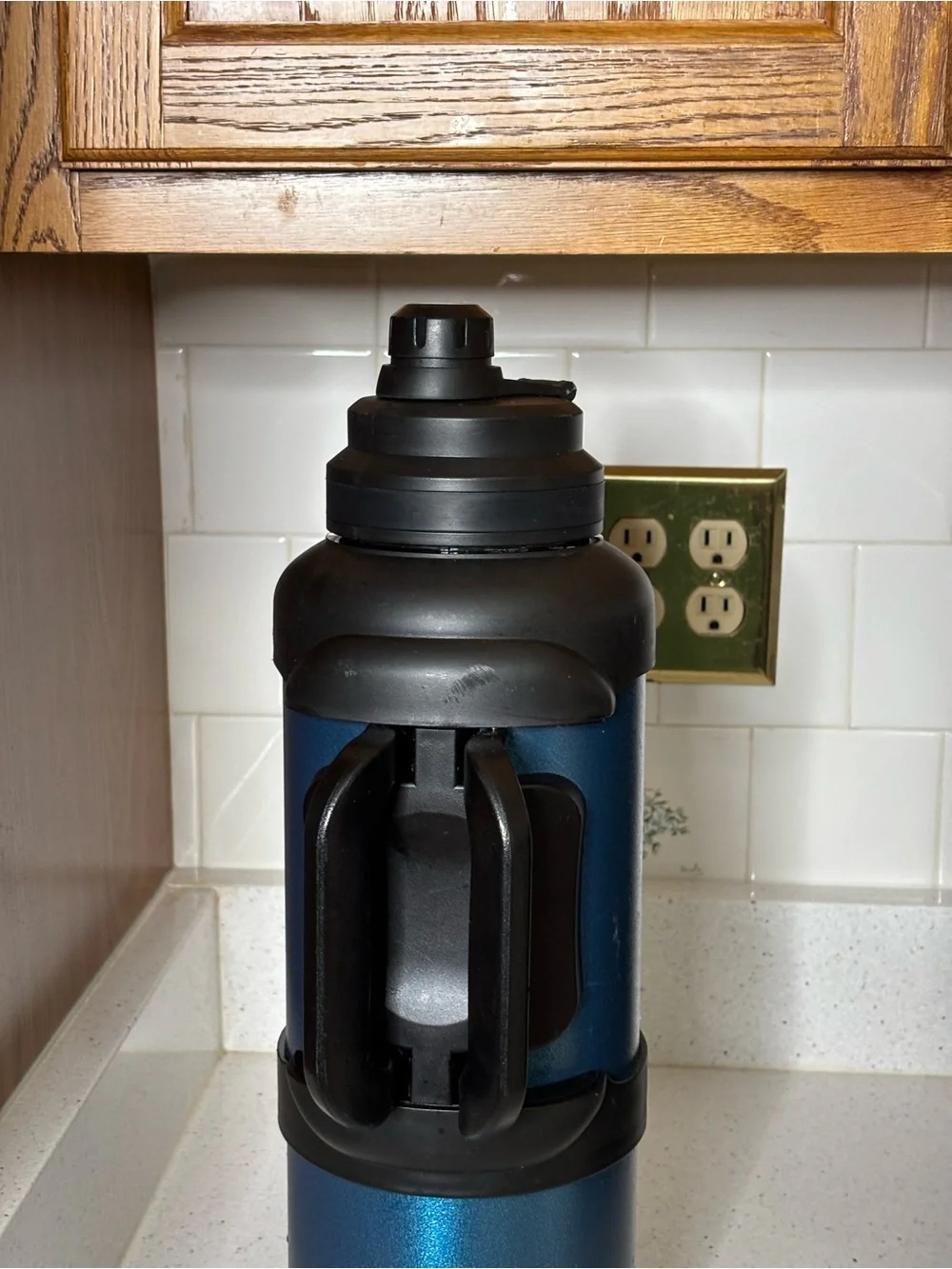 Manna Blue Insulated 1.05- Gallon Stainless Steel Insulated Water Jug